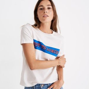 Madewell Out to Lunch Retro White T-shirt